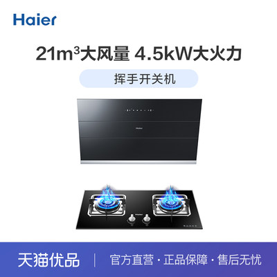 烟灶套Haier/海尔大风量大火力