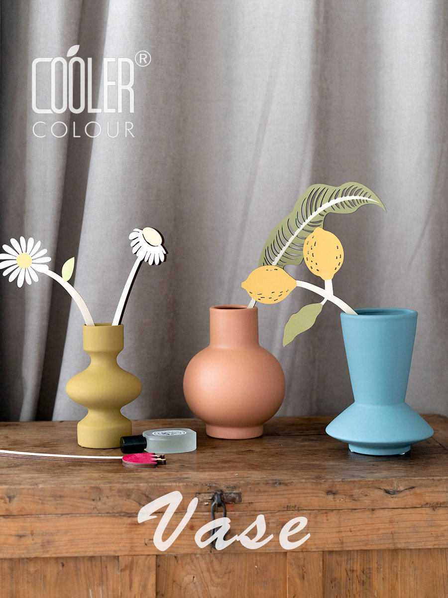 CoolerColour花器艺术干花陶瓷白花瓶家居摆件客厅插花北欧ins风,家居饰品,花瓶,淘宝优惠券,粉丝福利购,淘宝优惠卷