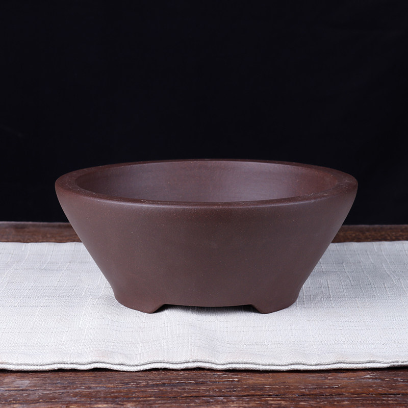 蔓木人紫砂宜兴紫砂花盆盆景盆圆口桌面古典素面浅盆松树梅桩紫泥,鲜花速递/花卉仿真/绿植园艺,花盆,淘宝优惠券,粉丝福利购,淘宝优惠卷