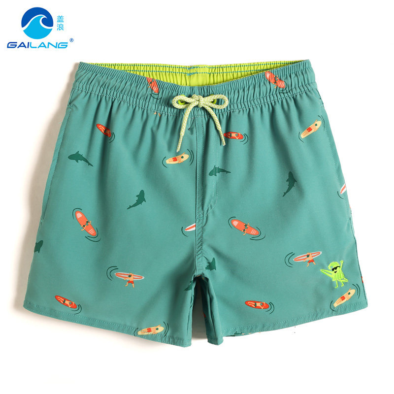 男童中大童可下水速干宽松平角泳裤儿童沙滩裤小童泳衣水上乐园