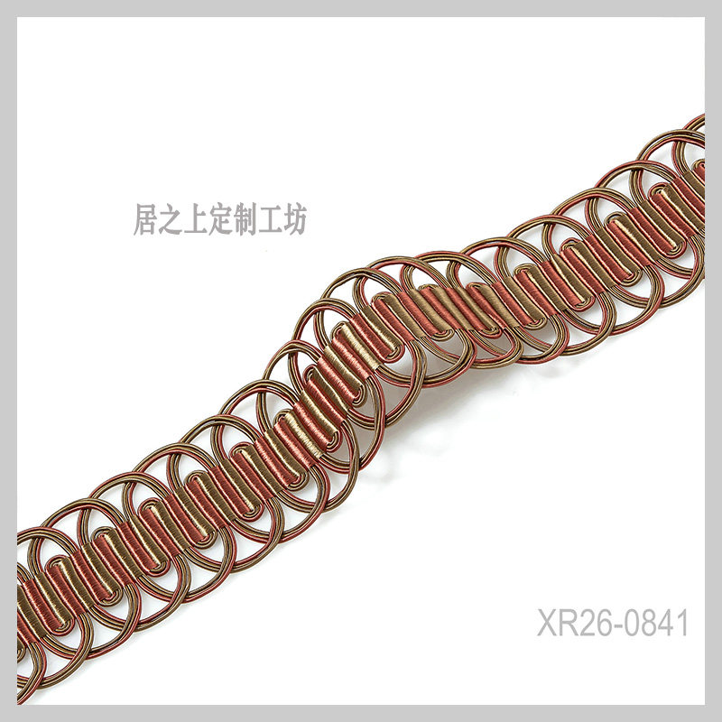 【一米价】精品绣花窗帘抱枕居家布艺幅宽80mm装饰花带