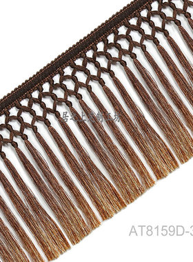 【一米价】现代浸染长扎穗织网花边幅宽180 mm抱枕桌旗窗帘