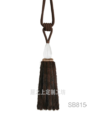 【单支价】奥德赛水貂毛单头大穗挂球tiebacks