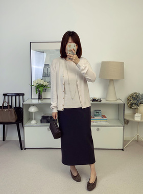 LP高品质真丝棉混纺薄款圆领背心+V领开衫  26春夏新款【鸬鹚】