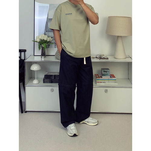 家属福利！pata美式户外运动休闲后背字母印花T恤26春夏新款鸬鹚