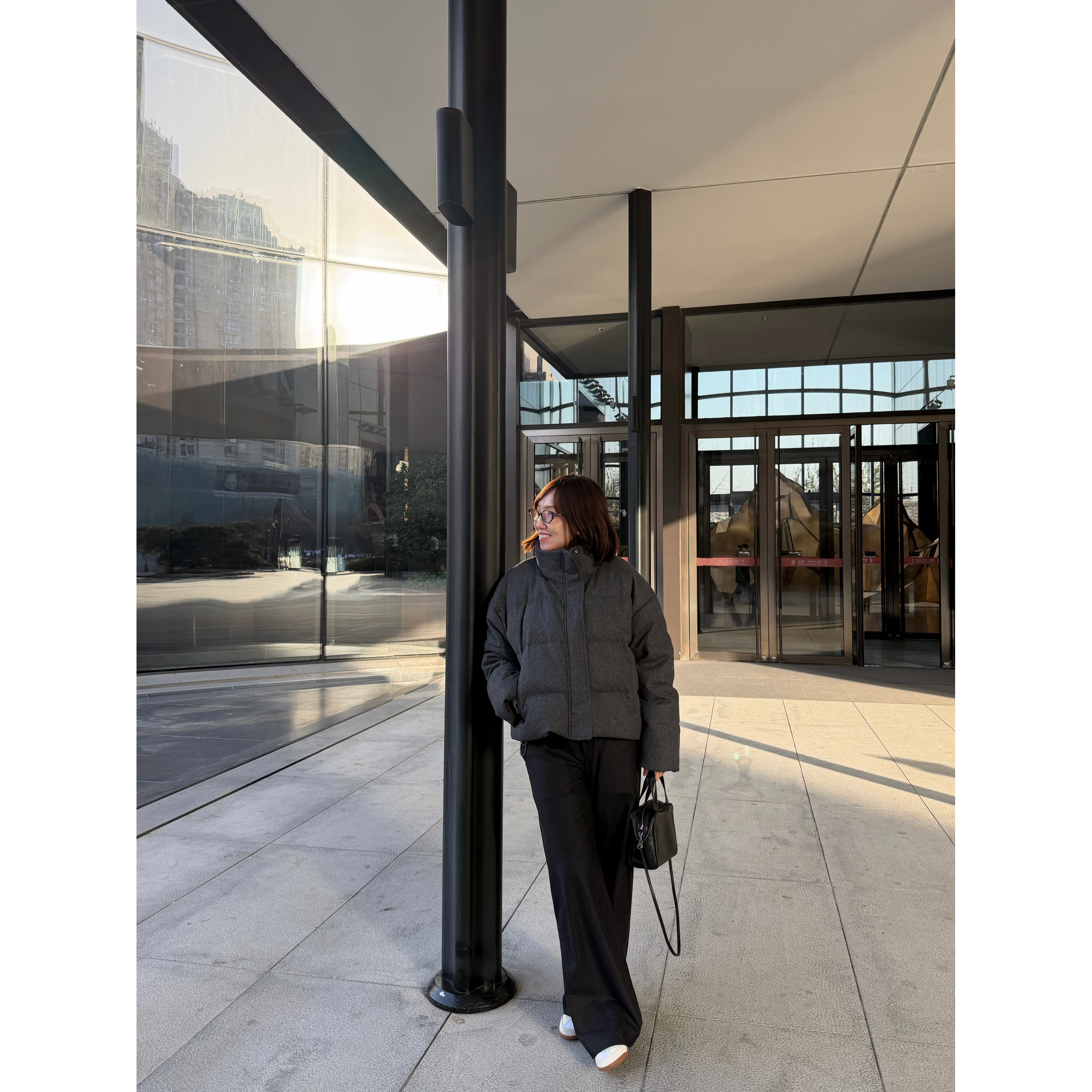 BC复古感羊毛面料立领面包白鸭绒羽绒服外套 25秋冬新款【鸬鹚】