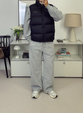 家属福利！日系GD户外休闲宽松毛呢加厚卫裤休闲裤25秋冬新款鸬鹚