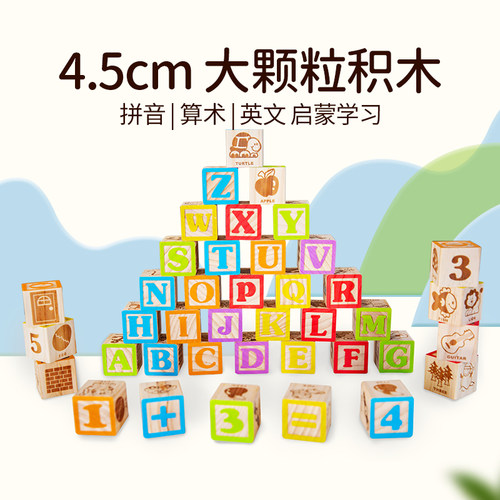 早教益智积木超大颗粒宝宝玩具