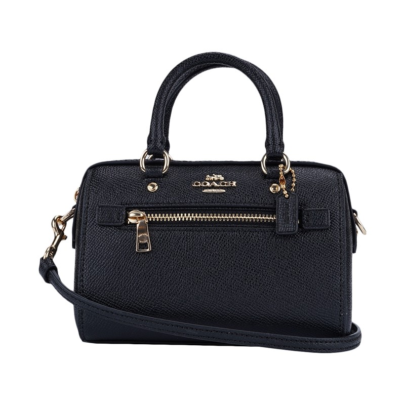 COACH/蔻驰女士新款时尚单肩斜挎手提水桶波士顿桶包小号纯色1496