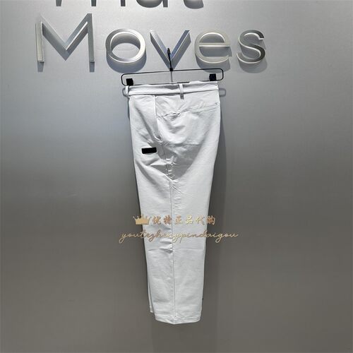 DESCENTE迪桑特DUALIS都市通勤男士防泼水梭织运动长裤春秋季新款