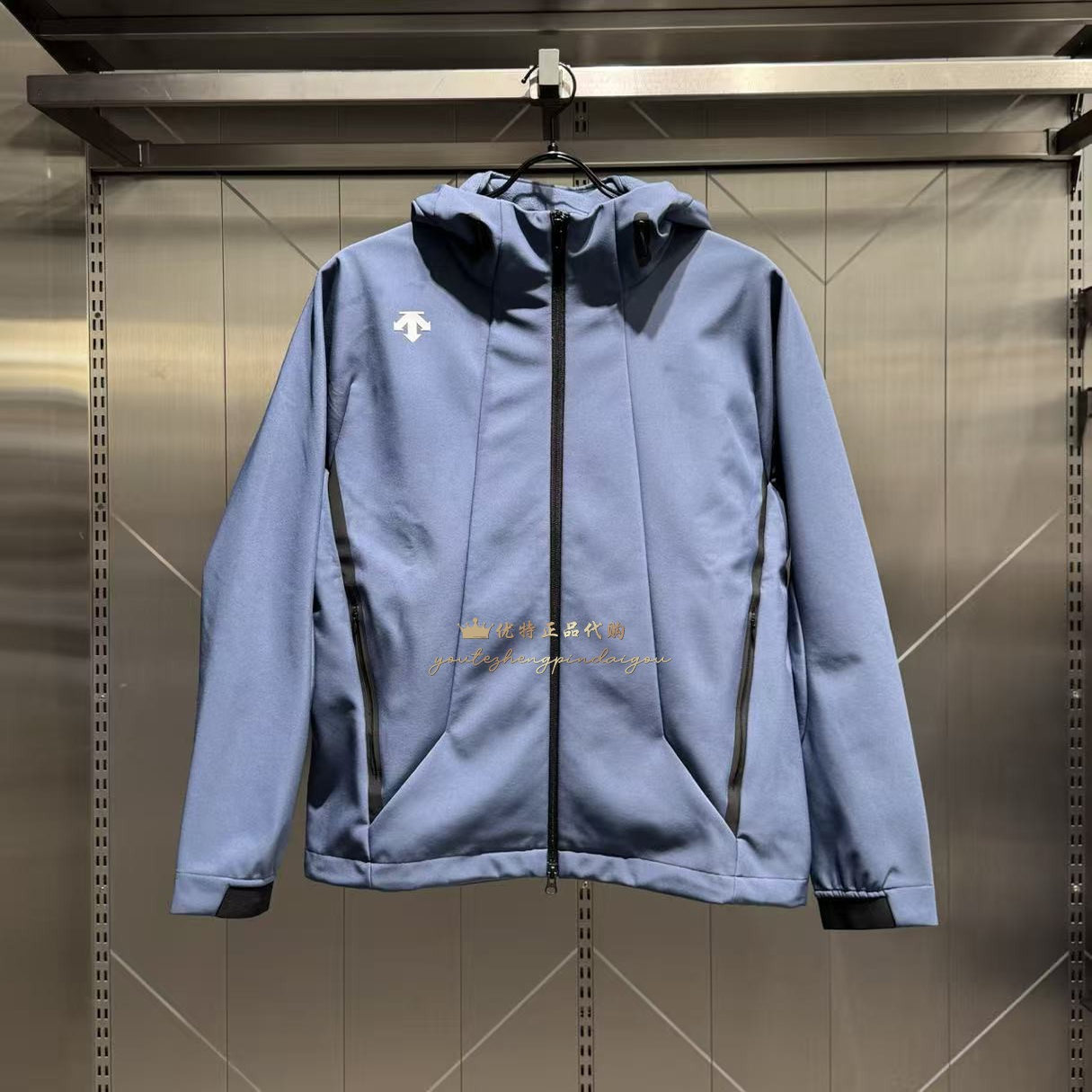 DESCENTE迪桑特TRAINING系列男士梭织上衣防泼水加绒外套春秋冬季