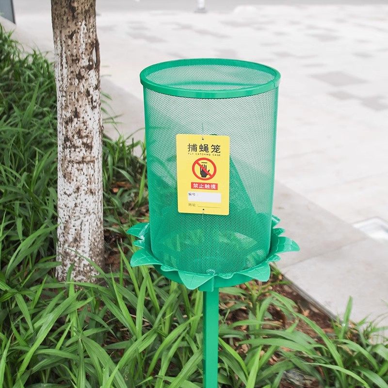 插地捕蝇笼/城市创卫捕蝇器 落地式诱蝇器公园立式诱蝇笼