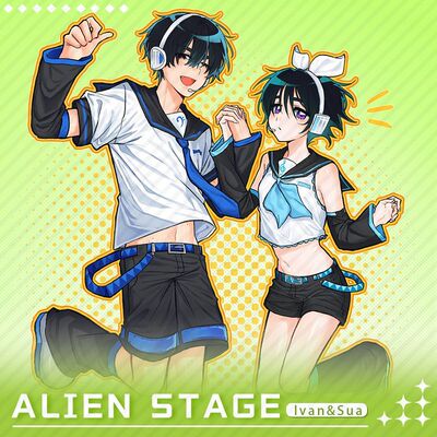 ALIENSTAGE异形舞台 IvanSua周边满天星吧唧色纸亚克力砖立牌摆件