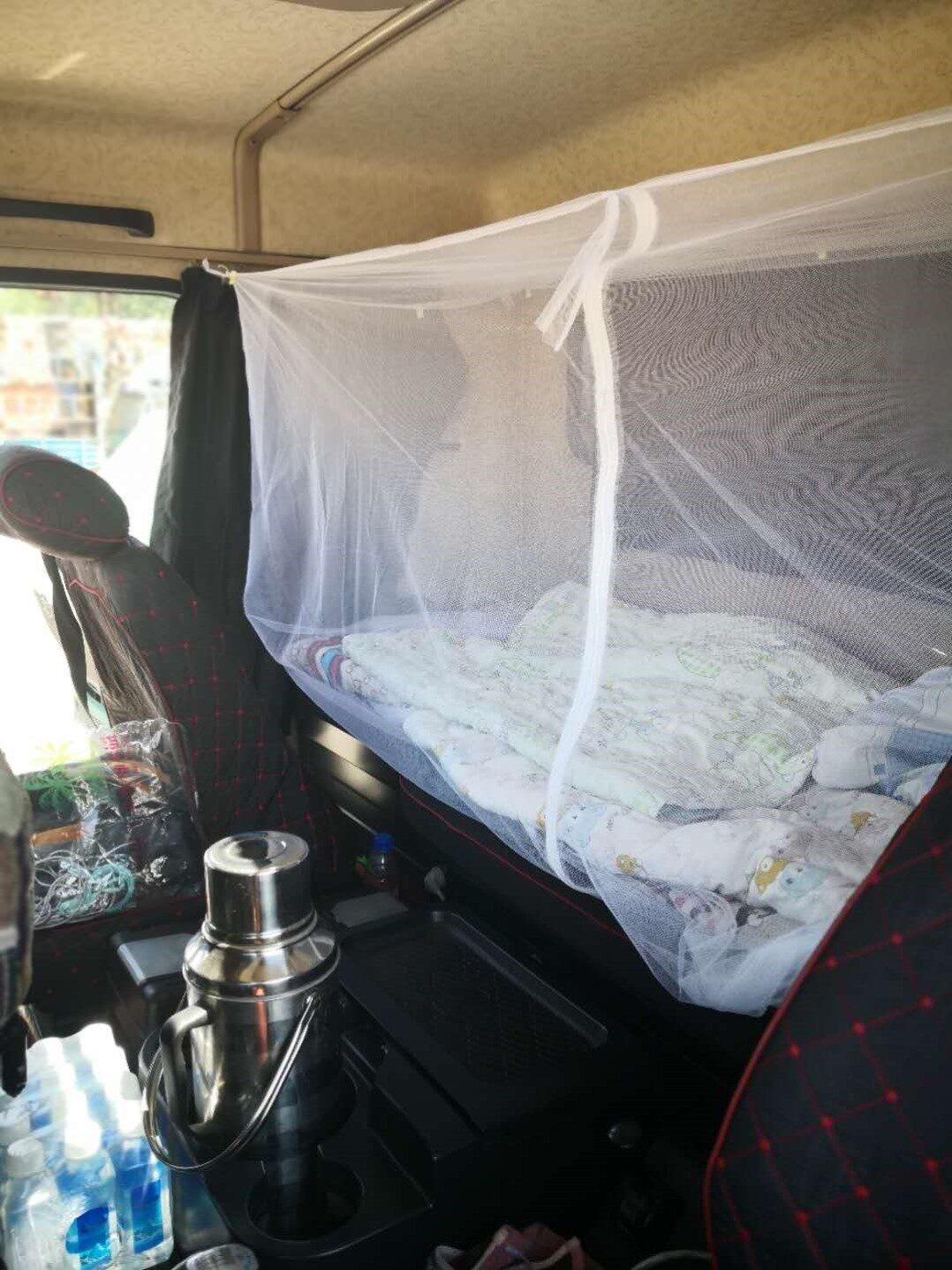 大货车专用驾驶室卧铺防蚊帐蝇车载车内通用适用jh6解放天龙东风