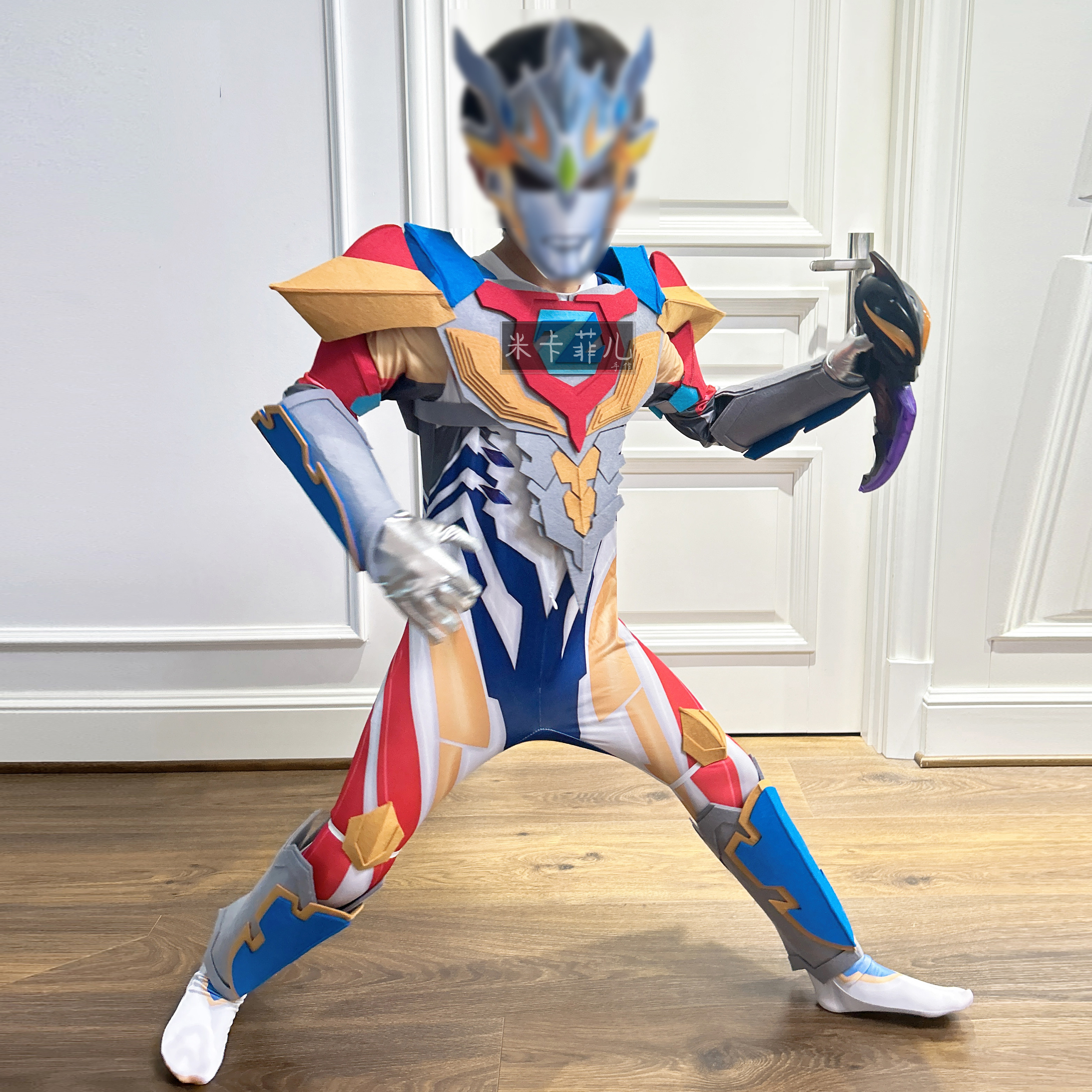 泽T环保服装六一走秀 万圣节cos演出服装 角色扮演立体铠甲奥特