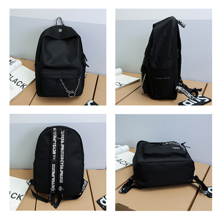 BLACKPINK PINK PERIPHERALSLISA KIM JISOO SUPPORTS THE SAME STUDENT SCHOOL BAG BACKPACK BACKPACK WOMENS KOREAN VERSION