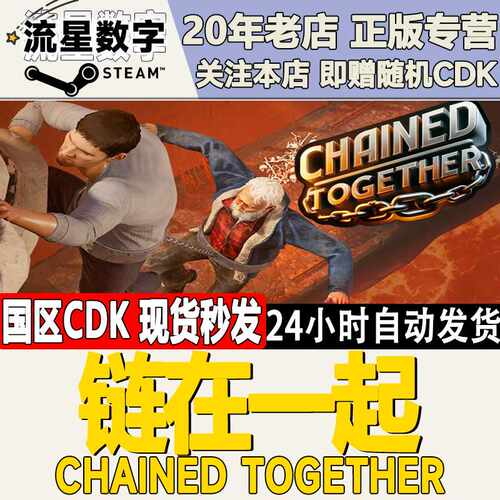 Steam正版国区KEY链在一起连在一起Chained Together激活码CDKEY