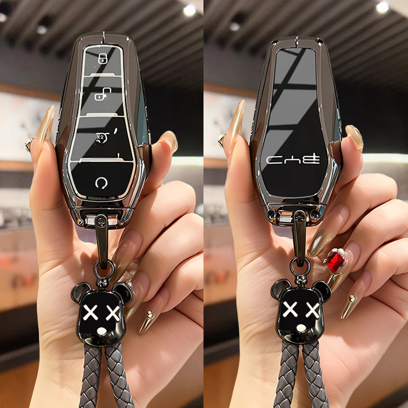 比亚迪钥匙套海鸥海豚海狮05ev海豹06gt宋prodmi车ev扣壳2025款25