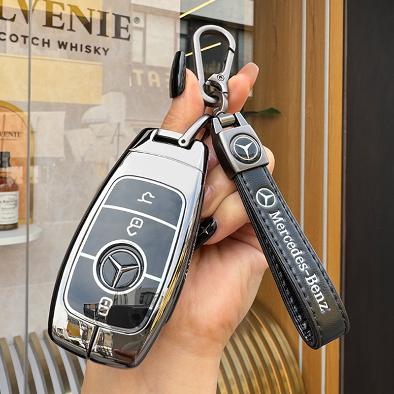 2021款奔驰迈巴赫S680钥匙套18/19款S560老款S450汽车S级包壳扣男