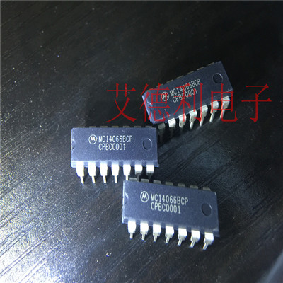 直插集成电路MC14066BCP 原装正品MOT DIIP4066 现货可直拍