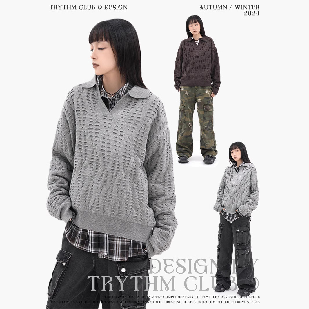 trythmclub 秋冬新款针织衫/毛衣