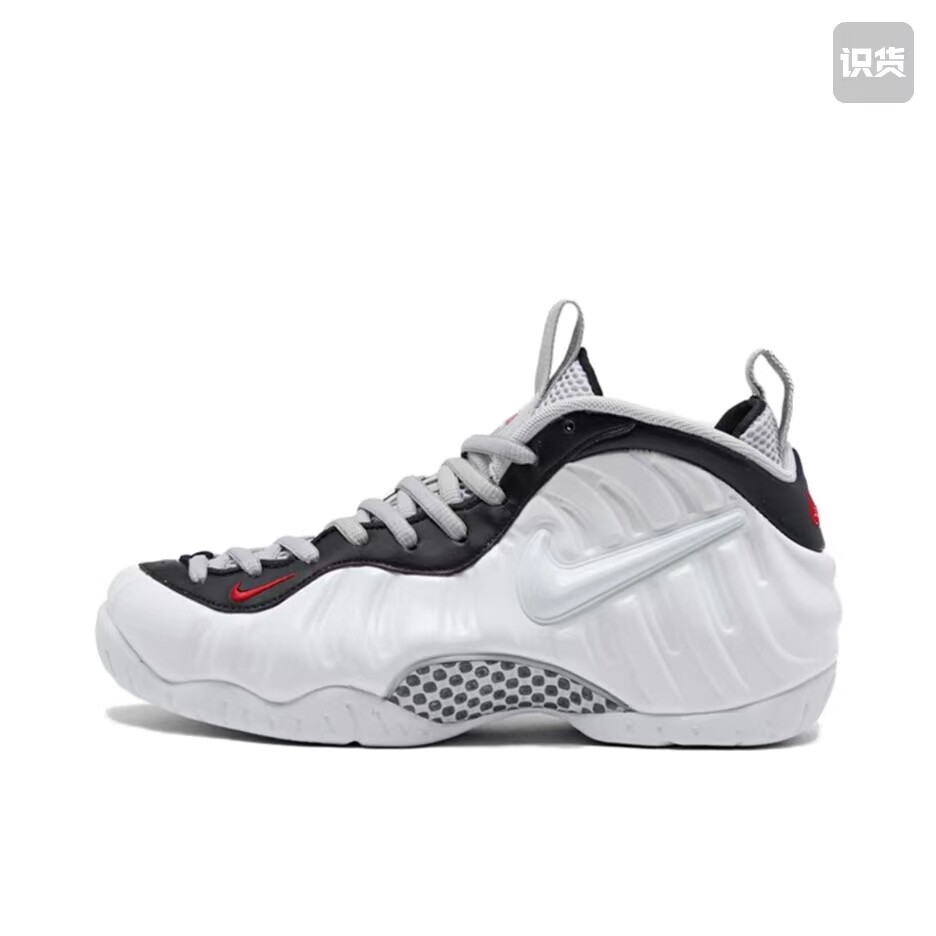 Nike 喷泡 中帮 复古篮球鞋 男女同款 黑白【潍坊仓】624041-103