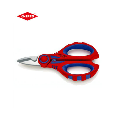 knipex95 05 10 SB德国电工剪刀带电缆剪切口不锈钢剪刀