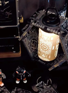 原创38灯灯罩配件Devise Works六角灯罩黑化露营骷髅38explore灯