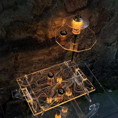 户外igt发光小桌子轻量化徒步桌