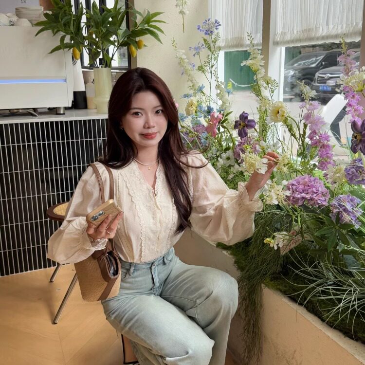 【恰逢春樱】法式蕾丝花