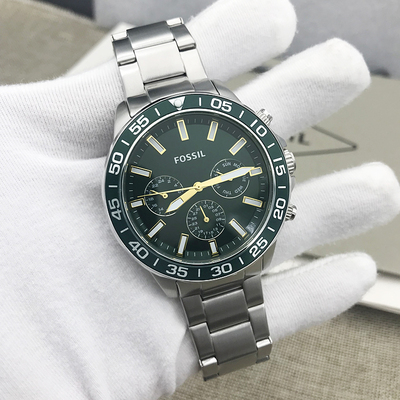 FOSSIL不锈钢石英机芯男表
