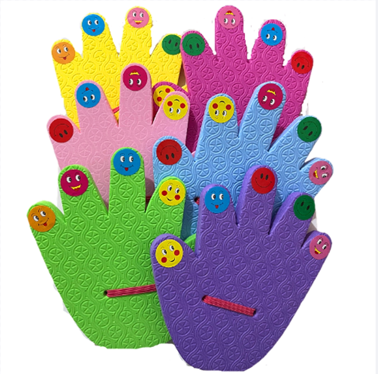 幼儿园爬行手掌 自制手工爬爬手垫 户外游戏活动教具 diy小手掌