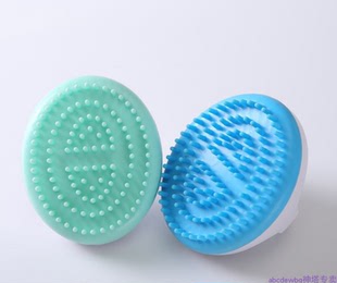 硅胶长齿刷柔软美体精油刷经络刷小腿刷摩羯刷全身按摩刷棒五行刷