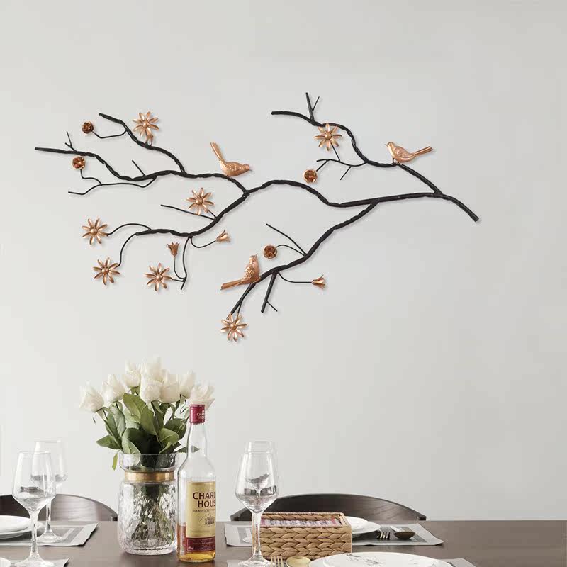 新中式铁艺壁挂客厅墙壁装饰挂件创意玄关餐厅墙面装饰品房间挂饰|msdalam kategori Aksesori rumah, mural - dari Buy2taobao.com untuk memberikan perkhidmatan ejen Taobao profesional membeli