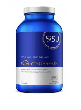 加拿大SISU Ester C Supreme维生素C胶囊含槲皮素越橘210粒加免疫