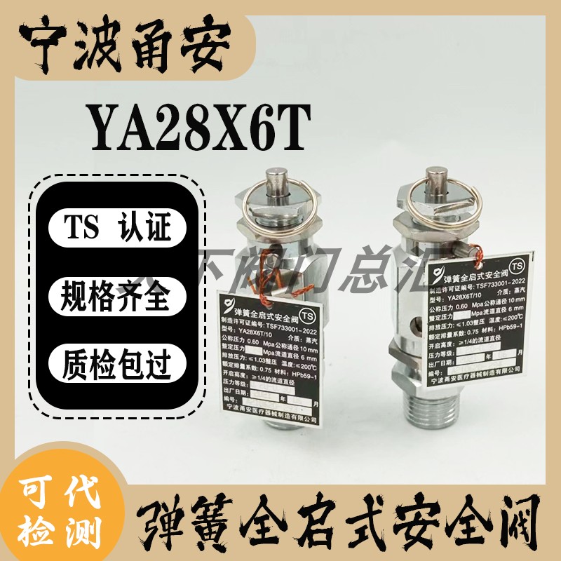 宁波甬安全启式灭菌锅安全阀