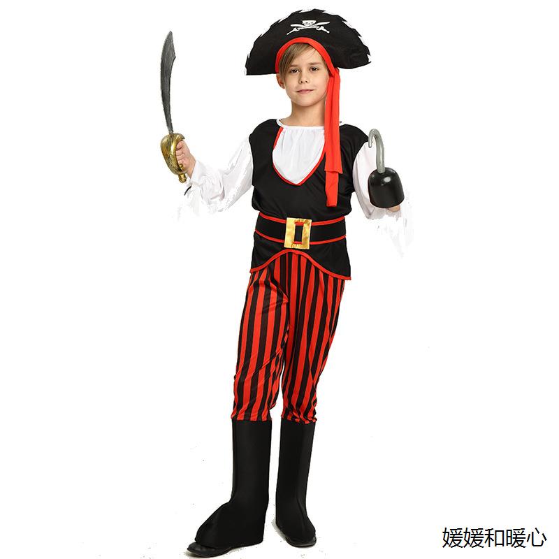 新款儿童男加勒比海盗套
