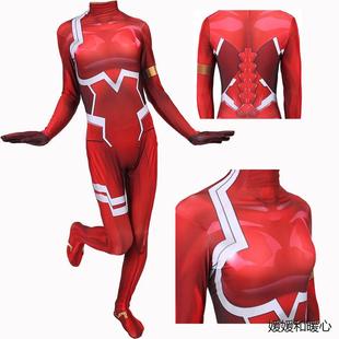 动漫国家队darlinginthefrankxx02万圣节服装儿童男cos服学院风