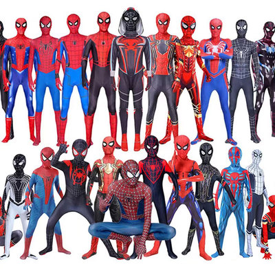 圣诞节蜘蛛侠紧身衣毒液