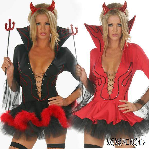 恶魔cosplay万圣服制服舞台服表演服万圣节服装女装,童装/婴儿装/亲子装,儿童演出服,淘宝优惠券,粉丝福利购,淘宝优惠卷