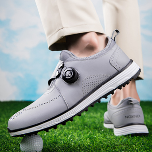 专业高尔夫球鞋情侣鞋旋转纽扣大码透气2022新款外贸运动休闲跑步