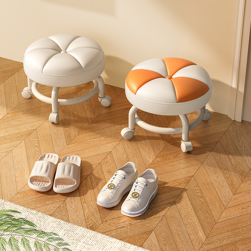万向轮小凳子家用滑轮矮凳儿童板凳小椅子带轮移动圆凳客厅沙发凳,住宅家具,万向轮凳,淘宝优惠券,粉丝福利购,淘宝优惠卷