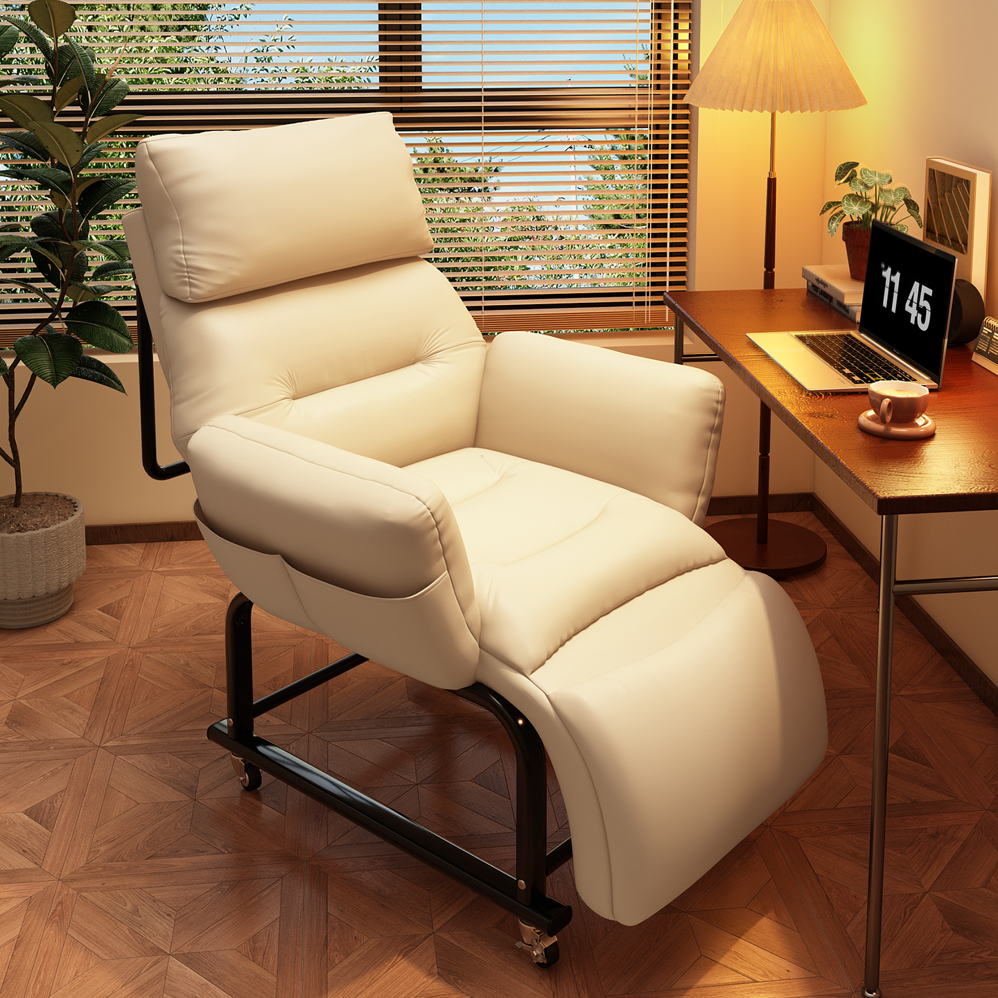 【坐躺睡三用椅】多功能沙发椅