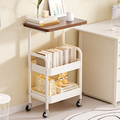 可移动茶几小推车沙发边几床边置物架高茶几桌子客厅零食床头柜子