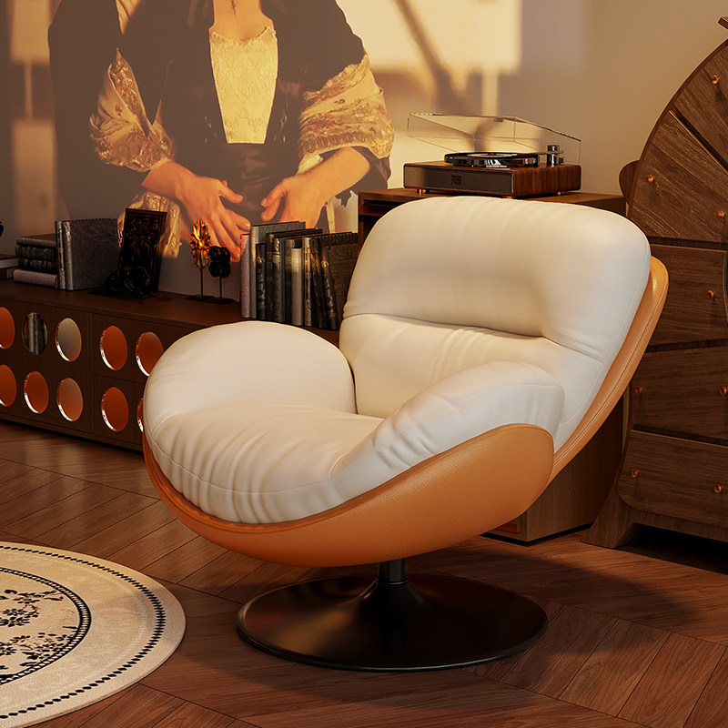 懒人沙发旋转蛋壳椅可躺可睡摇椅