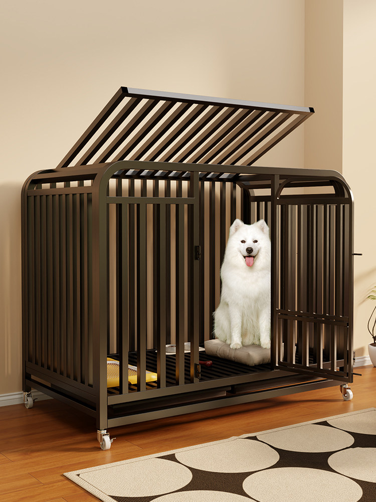 家用狗笼子大中小型犬室内分离带厕所一体狗狗围栏宠物专用笼狗窝