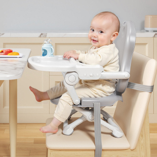 宝宝餐椅外出便携餐椅儿童吃饭座椅家用折叠式婴儿餐桌椅可绑凳子