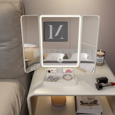 2025新款led化妆镜台式桌面梳妆