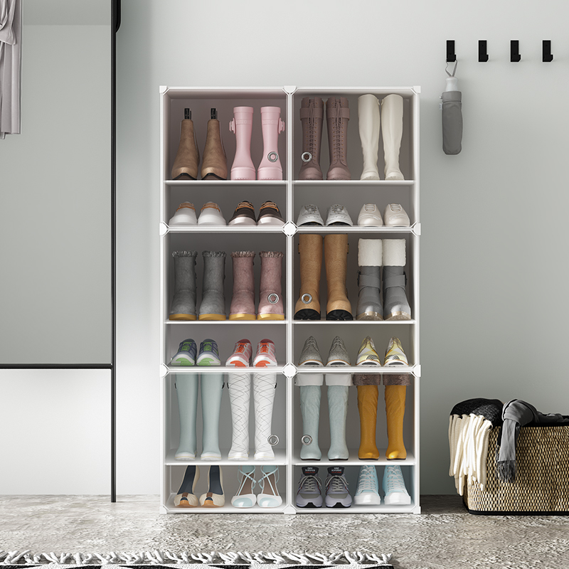 简易靴子收纳架家用门口鞋架