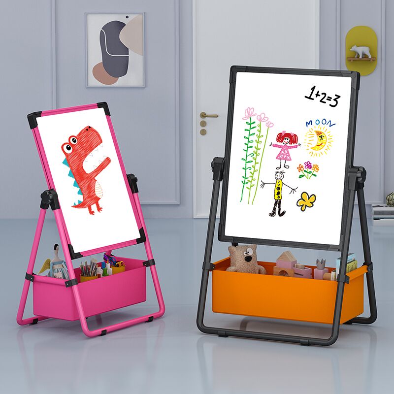 黑板家用儿童画板支架式可擦磁性白板写字板画画涂鸦无尘白板画架移动